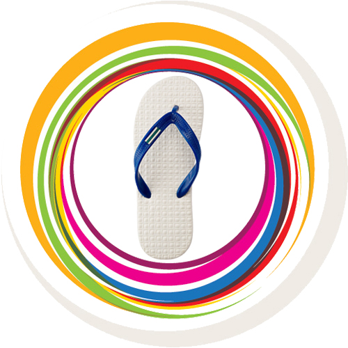 Boost - White Sole Blue Strap 11