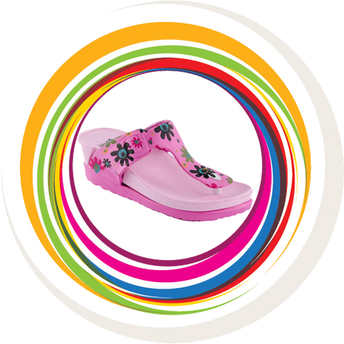 Bristo Wedges - Pink 1