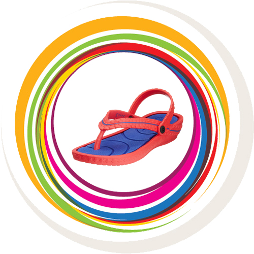 CAPRI - Peach Dark Blue 1