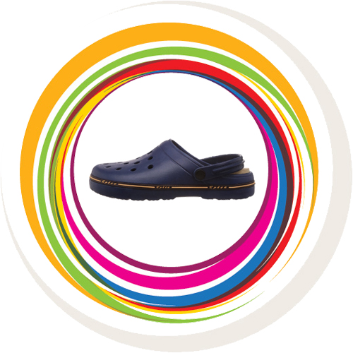 Garden Clogs - Navy Blue 7