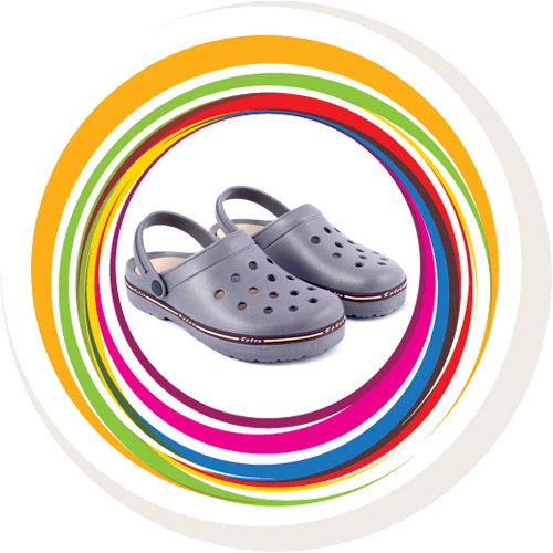 Garden Clogs - Spice band - Grey 2