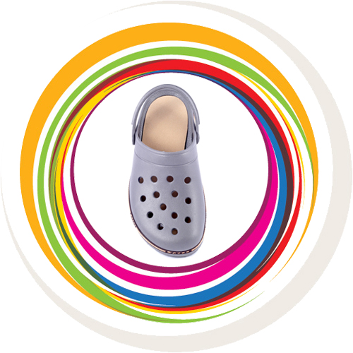 Garden Clogs - Spice band - Grey 6