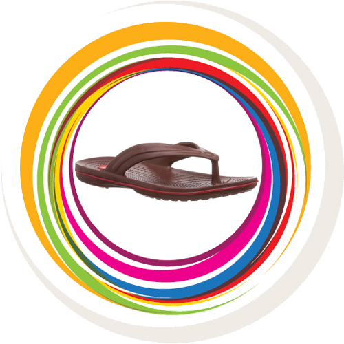 Glider-v-shape - Brown (Red Border) 0