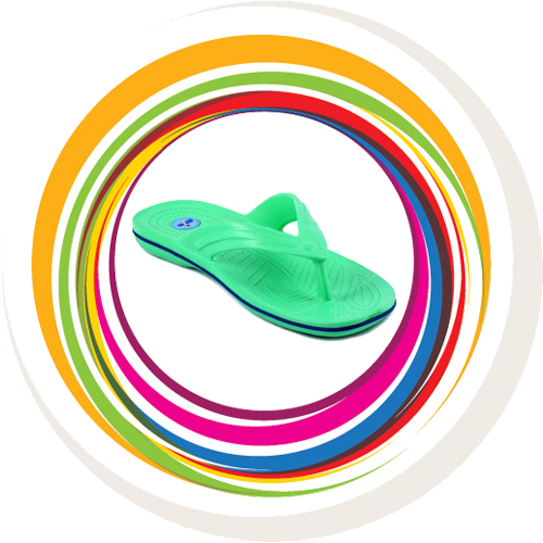 Glider-v-shape - Green (Blue Border) 1