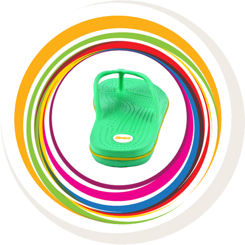 Glider-v-shape - Green (Yellow Border) 5