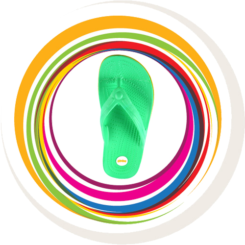 Glider-v-shape - Green (Yellow Border) 6