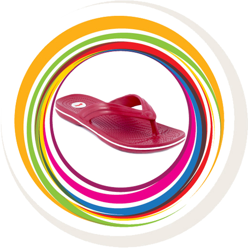 Glider-v-shape - Red (White Border) 1