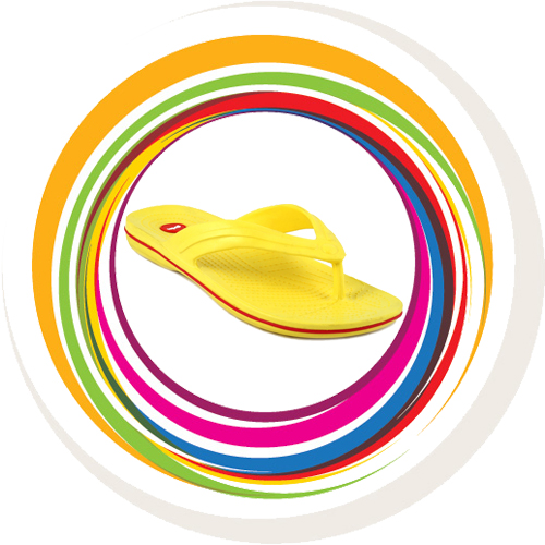 Glider-v-shape - Yellow (Red Border) 1