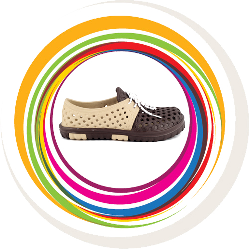 Laced Shoe - Beige & Brown 2