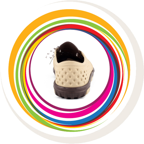 Laced Shoe - Beige & Brown 4