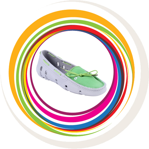 Ladies Loafer - Green Grey 1