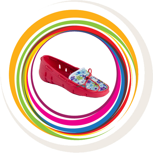 Ladies Loafer - Red 1
