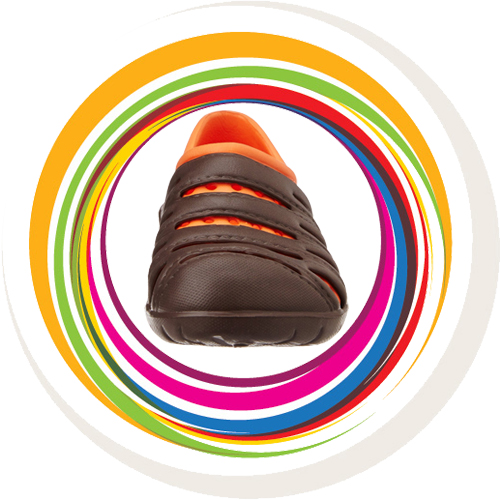 Men Trot - Black Orange 2