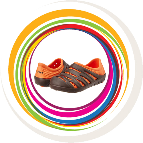 Men Trot - Black Orange 7