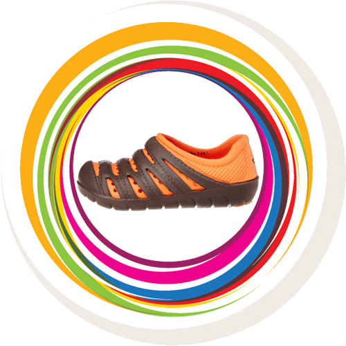 Men Trot - Black Orange 8