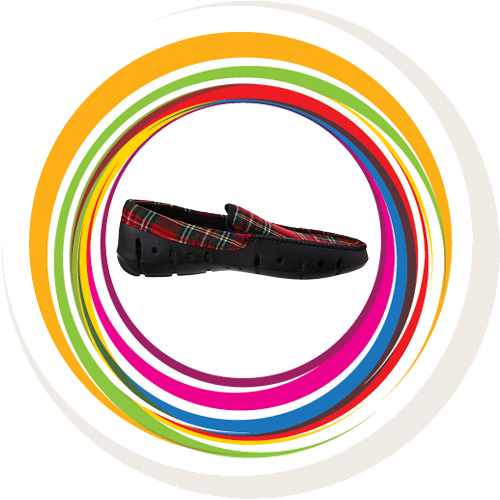 Men Loafer -Scotish Check -Red 12